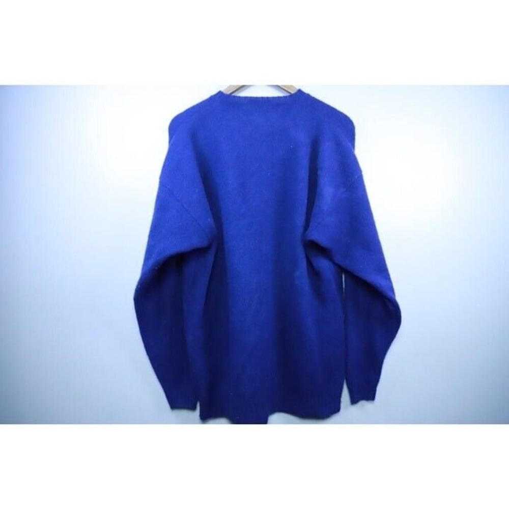 VTG Abercrombie & Fitch Co. Sweater Mens Medium Navy Blue Pullover Long Sleeve - Picture 7 of 10